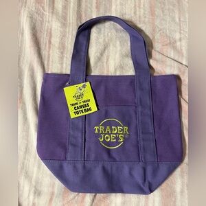 Trader Joe’s Halloween mini canvas tote bag 💜